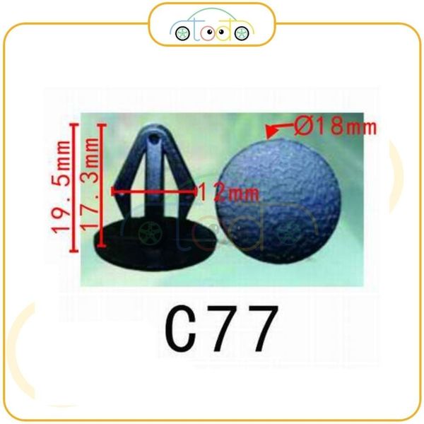 Chốt nhựa C77 dùng cho xe Mazda sản xuất với độ chính xác cao