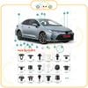 Chốt nhựa C1525 dùng cho xe Toyota sản xuất với độ chính xác cao