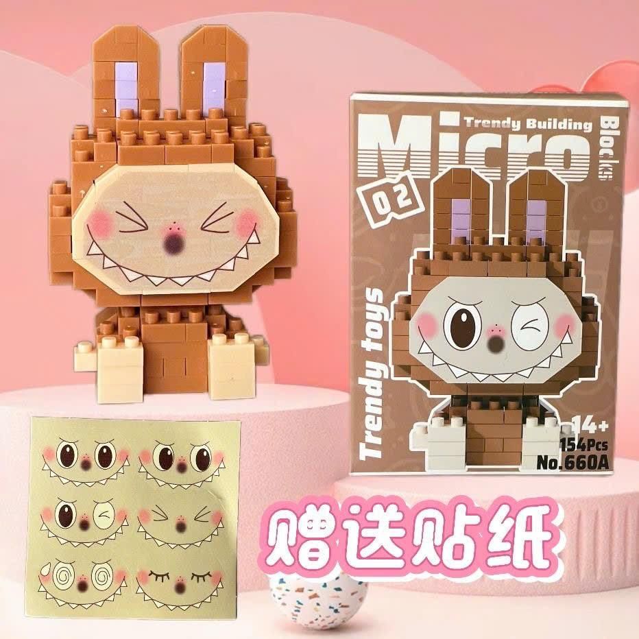  Mô Hình Lắp Ráp Labubu 