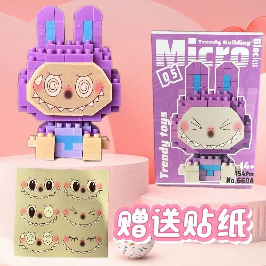  Mô Hình Lắp Ráp Labubu 