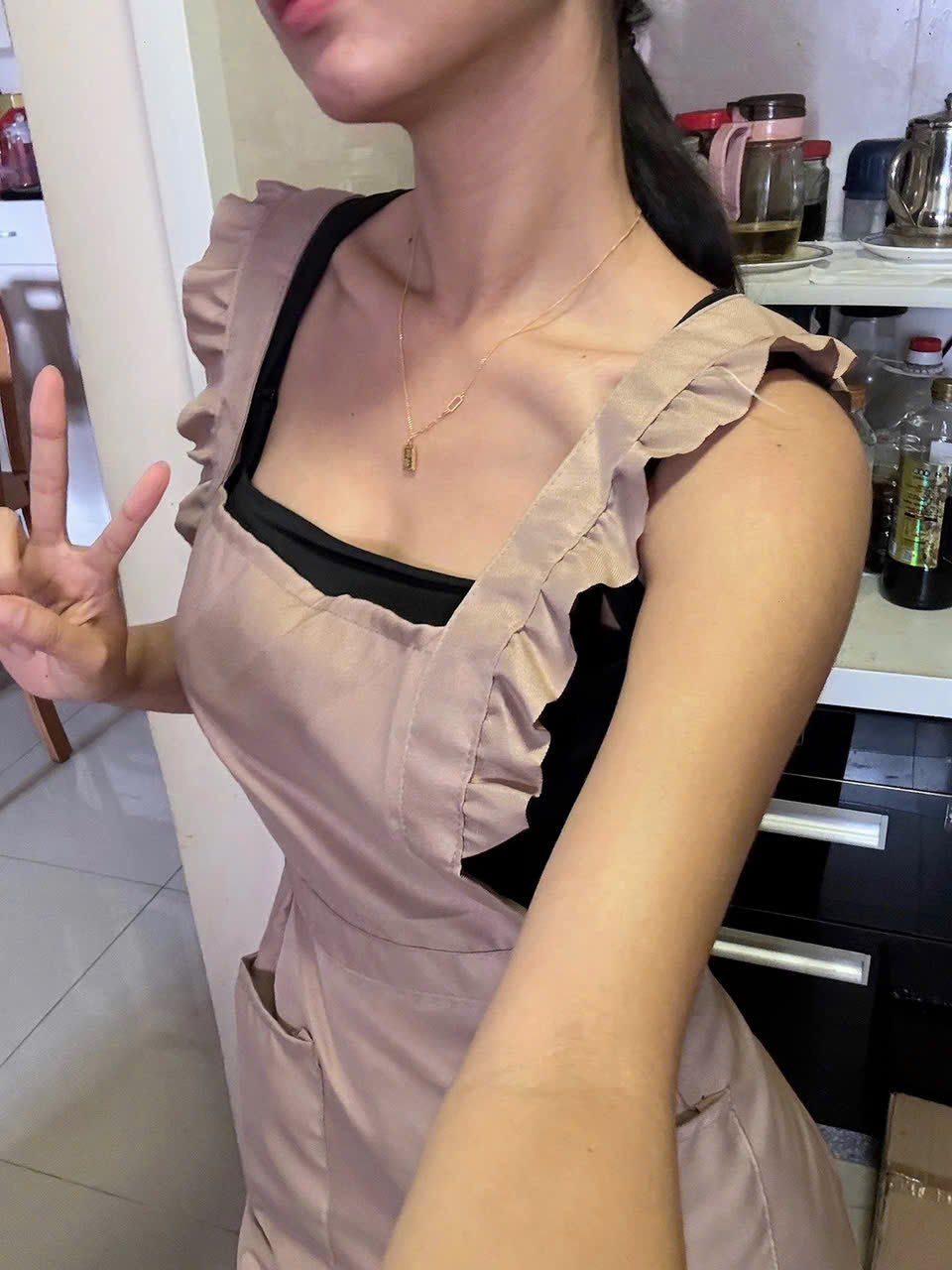  Tạp Dề Nấu Ăn Ngắn Chống Mài Mòn 