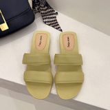  Dép Nữ Mũi Tròn Đế Mềm Chống Trượt 