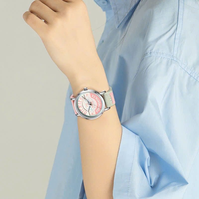  Đồng Hồ Đeo Tay Dickies Mặt Tròn 