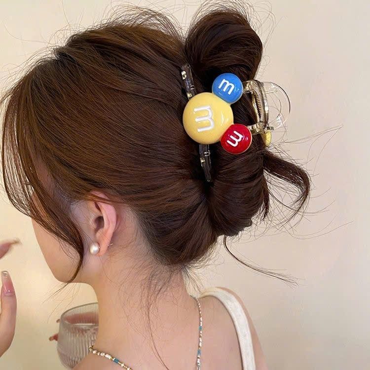  Kẹp Càng Cua Họa Tiết M 