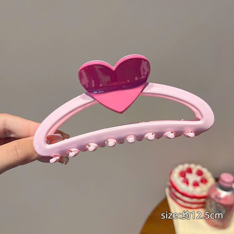  Kẹp Tóc Càng Cua Trái Tim 