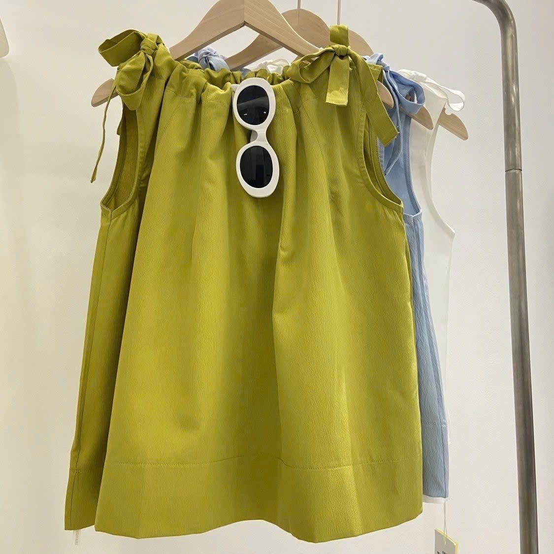  Áo Sơ Mi Không Tay Rộng Rãi 