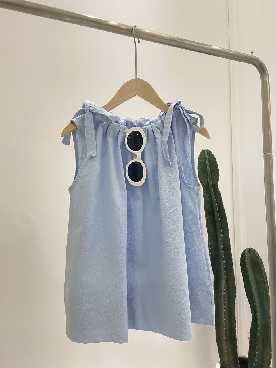  Áo Sơ Mi Không Tay Rộng Rãi 