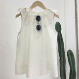  Áo Sơ Mi Không Tay Rộng Rãi 