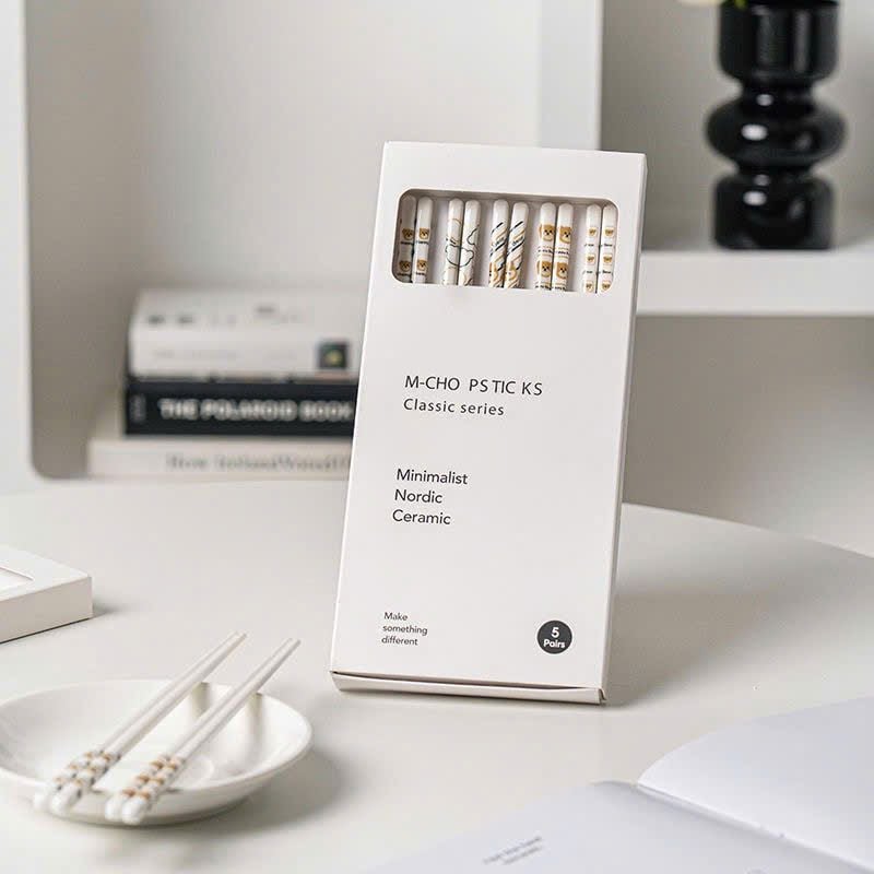  Đũa Sứ Hình Gấu 