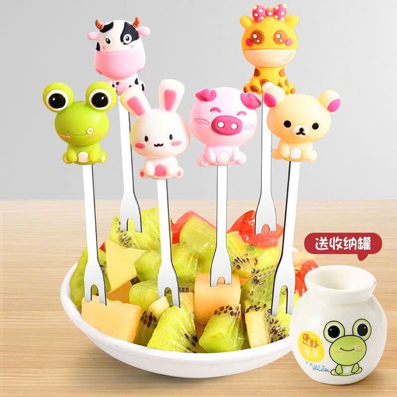  Nĩa Trái Cây Chi Tiết Hoạt Hình 