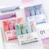  Bộ 4 Bút Đánh Dấu MÀu Sáp Lấp Lánh 