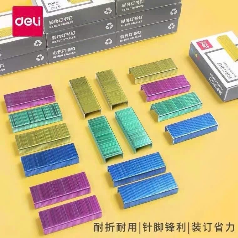  Kim Bấm Màu Deli 