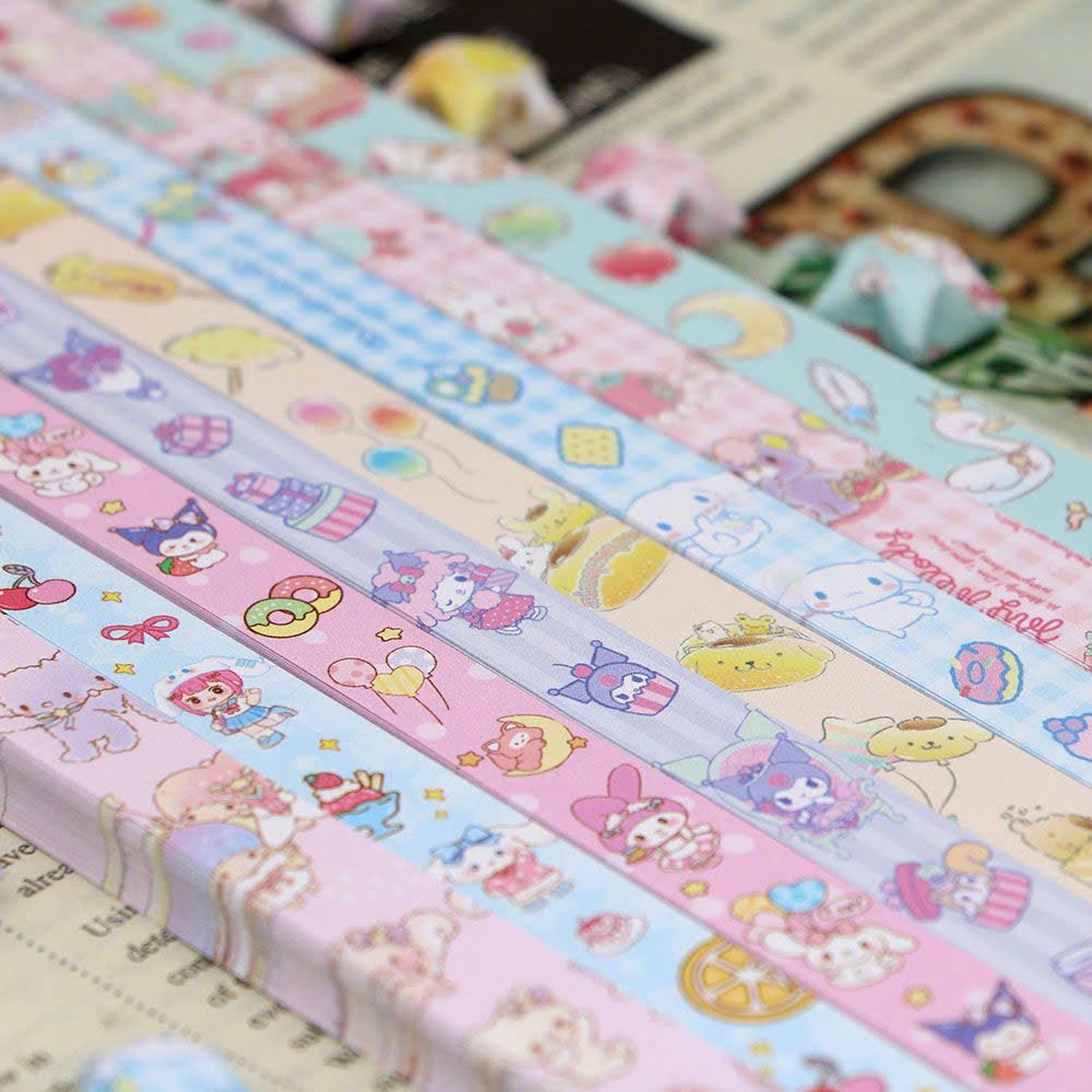  Giấy Gấp Hình Ngôi Sao Nhiều Hoạ Tiết 