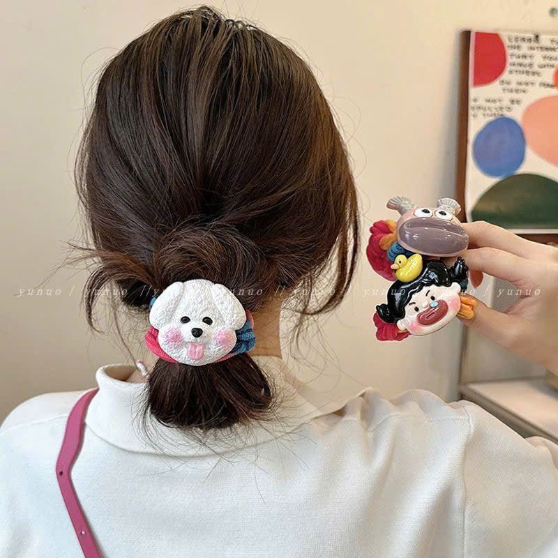  Vòng Cột Tóc Bện Hoạt Hình 