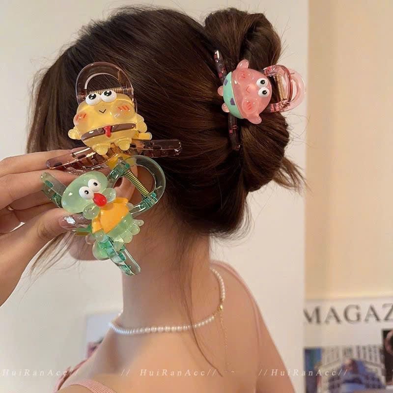  Kẹp Tóc Bện Hoạt Hình 