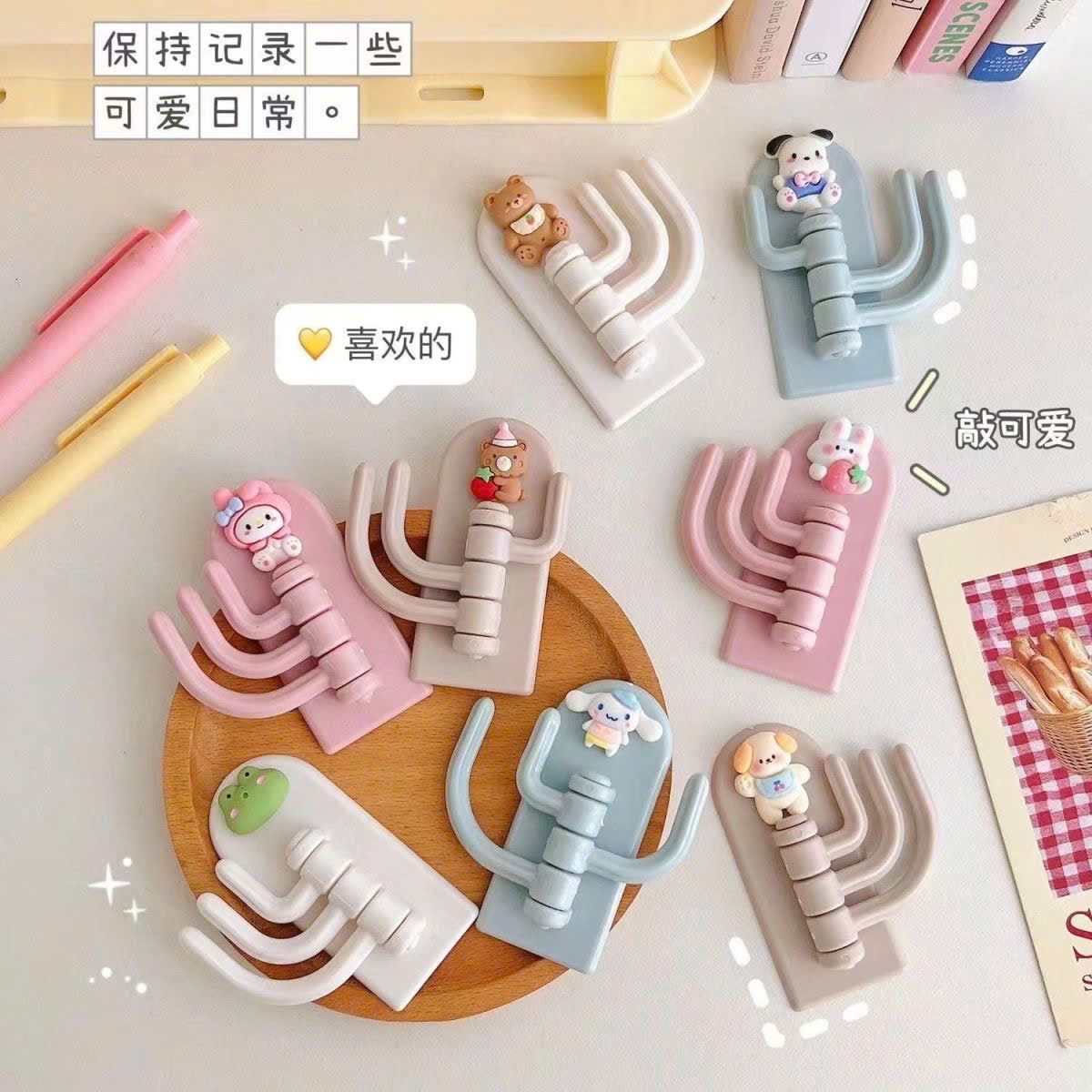  Móc Treo Tường Nhựa 3 Chấu 