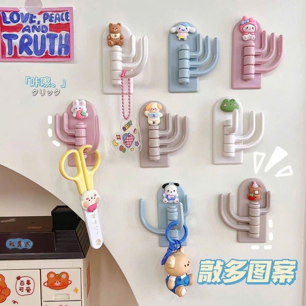  Móc Treo Tường Nhựa 3 Chấu 