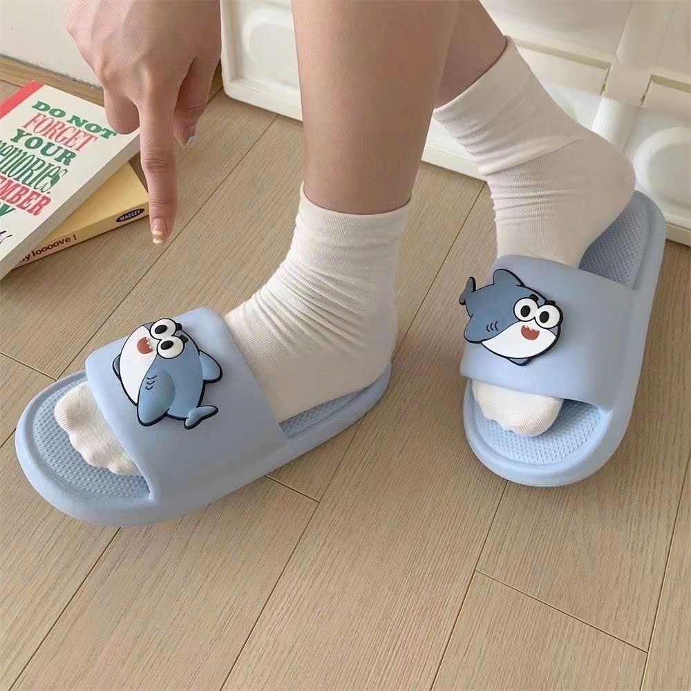  Dép Quai Ngang Nữ Siêu Êm Mềm Hình Pig 