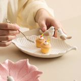  Đĩa Sứ Đức Hóa Hình Đôi Chim 