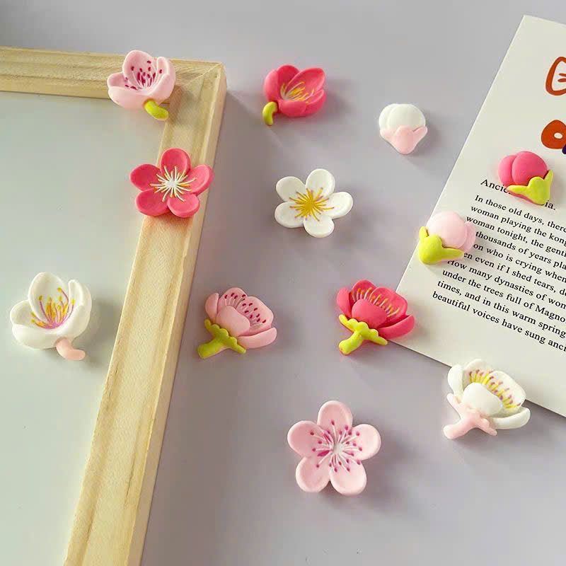  Nam Châm Dán Tủ Lạnh Họa Tiết Hoa 