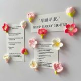  Nam Châm Dán Tủ Lạnh Họa Tiết Hoa 