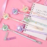  Bút Mực Nước Gel Đen Nhủ Kim Tuyến 