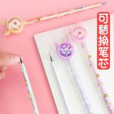  Bút Mực Nước Gel Đen Nhủ Kim Tuyến 