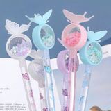 Bút Mực Nước Gel Đen Nhủ Kim Tuyến 
