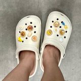  Dép Crocs Sticker dimsum. 