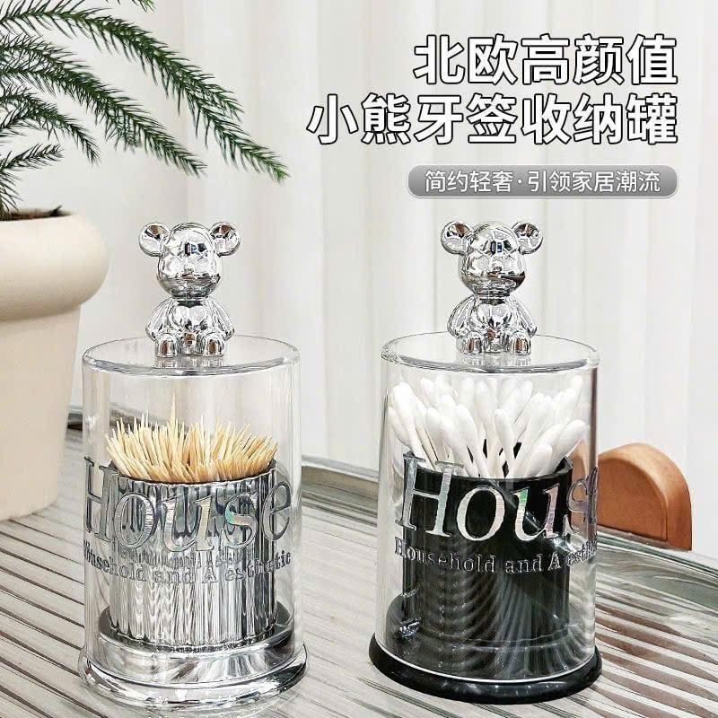  Hộp Đựng Tăm Decor Trong Suốt 