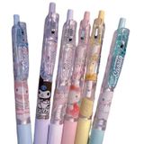  Bút viết mực gel đen Sanrio ngòi 0.5mm 