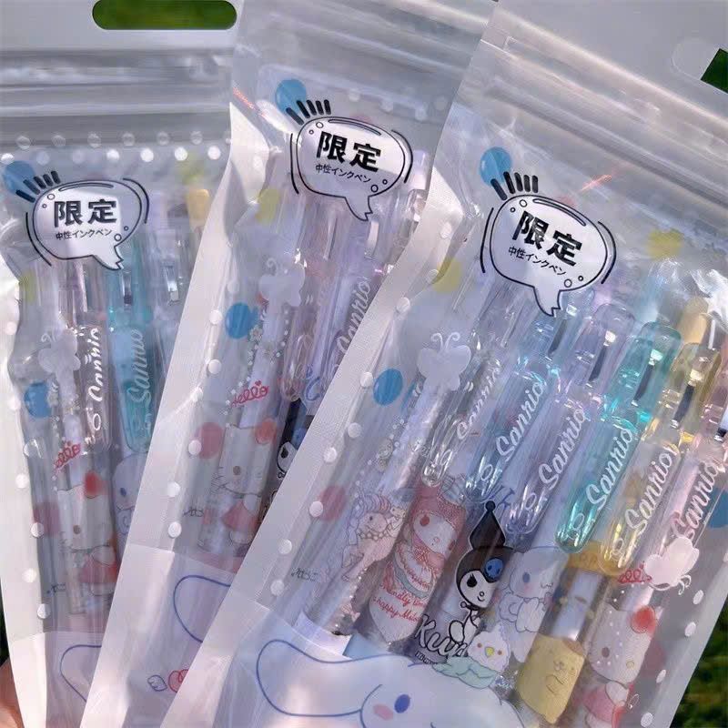  Bút viết mực gel đen Sanrio ngòi 0.5mm 
