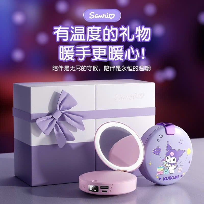  Sạc Dự Phòng + Gương Có Đèn 