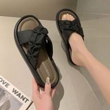  Dép nữ quai nhún chéo cá tính 