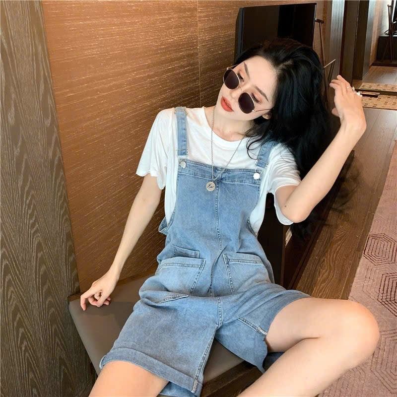  Quần Yếm Ngắn Nữ 