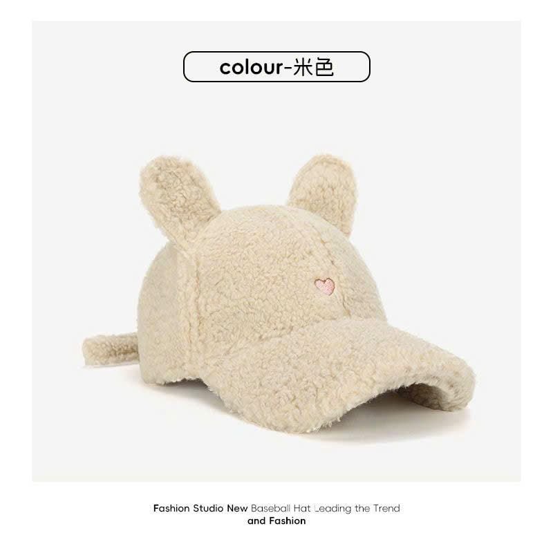  Mũ Lưỡi Trai Tai Thỏ Dễ Thương 