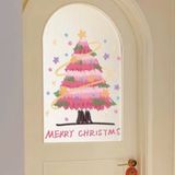  Decal Trang Trí Noel Dán Cửa 