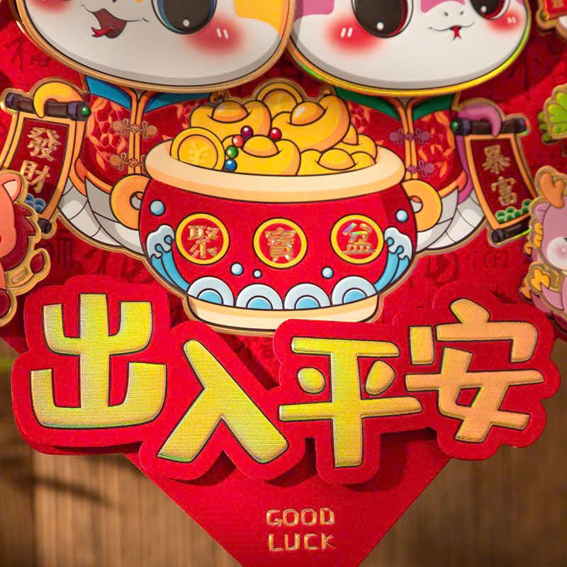  Decal Dán 3D Trang Trí Tết 