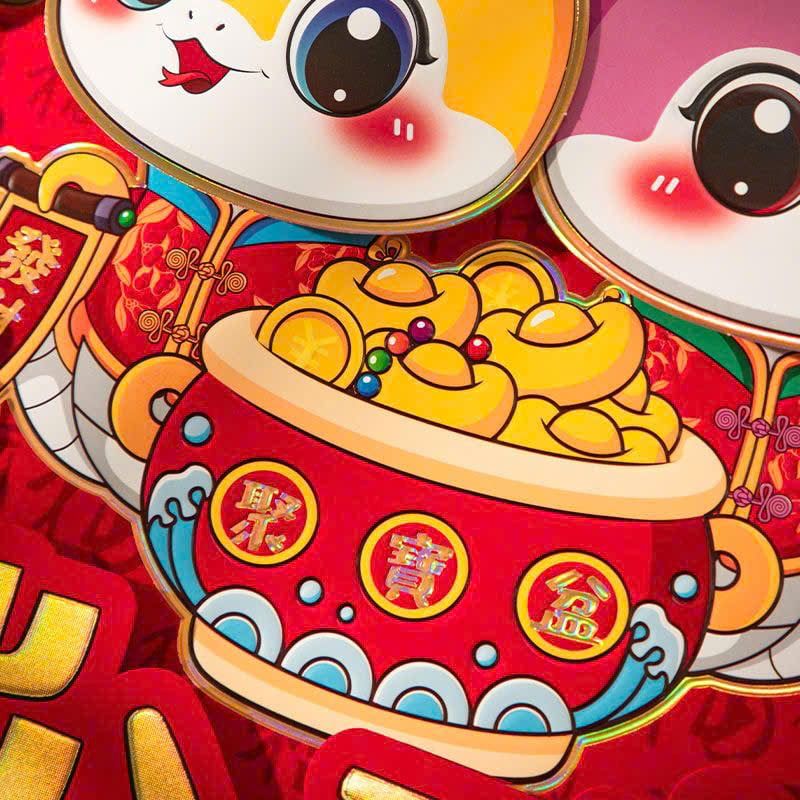  Decal Dán 3D Trang Trí Tết 