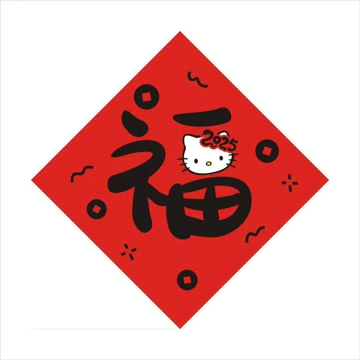  Dán Tường Hello Kitty Trang Trí Tết 