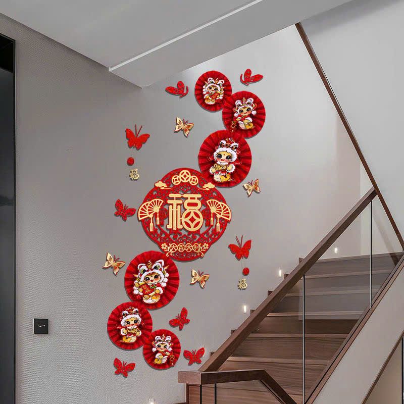  Dán Tường, Kính Trang Trí Năm Mới 