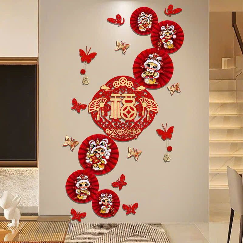  Dán Tường, Kính Trang Trí Năm Mới 