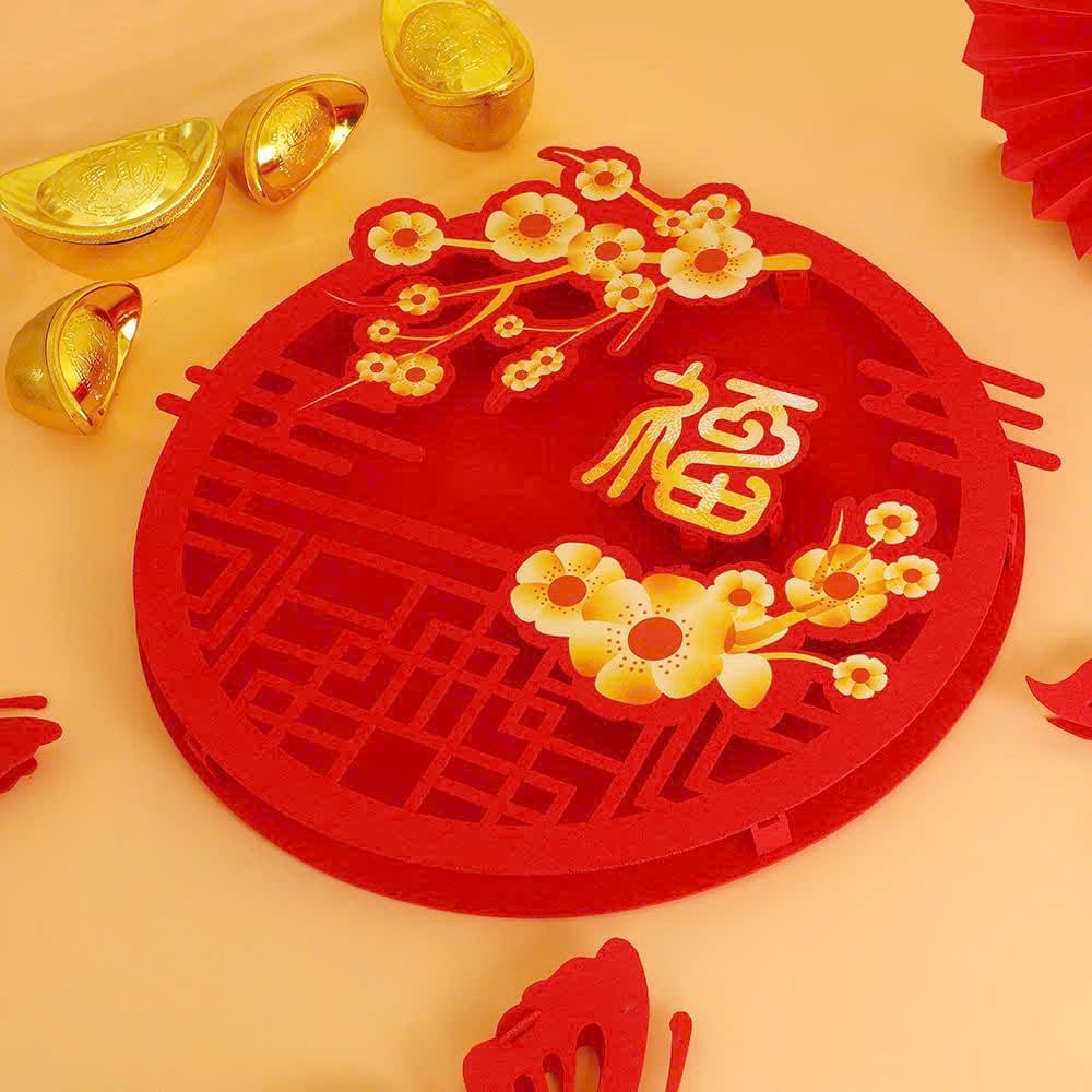  Decal Dán Tường Trang Trí Năm Mới 