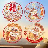  Decal Trang Trí Năm Mới 2025 