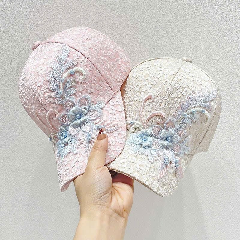  Mũ Lưỡi Trai Thêu Hoa Nổi 