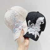  Mũ Lưỡi Trai Thêu Hoa Nổi 