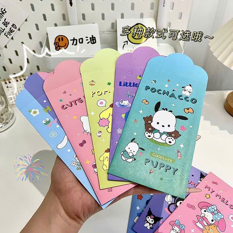  Set Bao Lì Xì Hình Sanrio Xinh Xắn 
