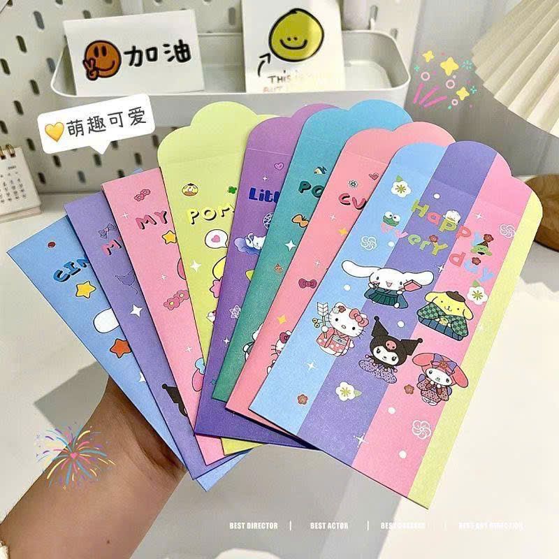  Set Bao Lì Xì Hình Sanrio Xinh Xắn 