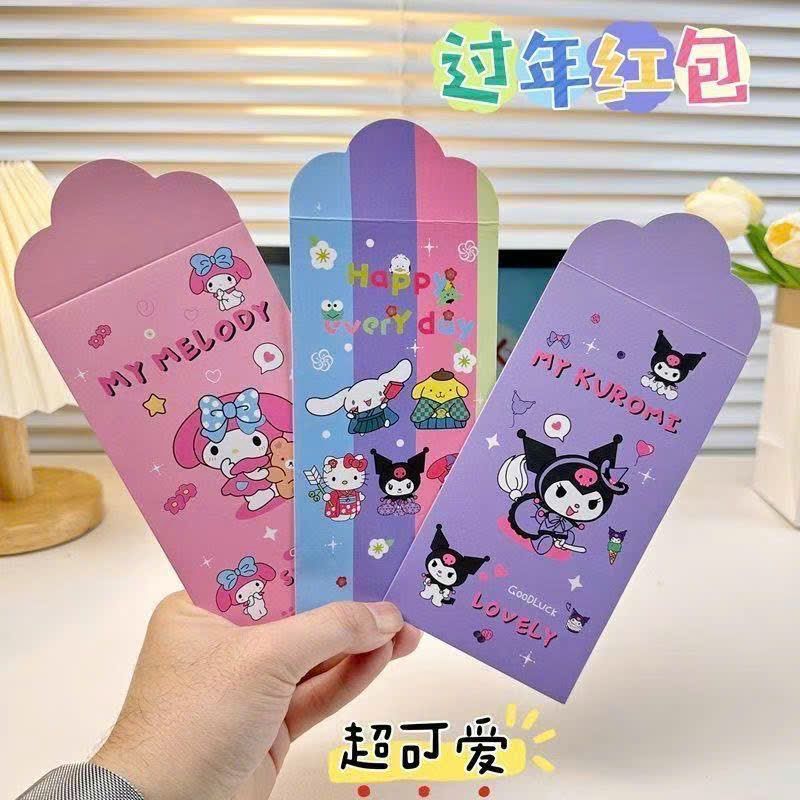  Set Bao Lì Xì Hình Sanrio Xinh Xắn 