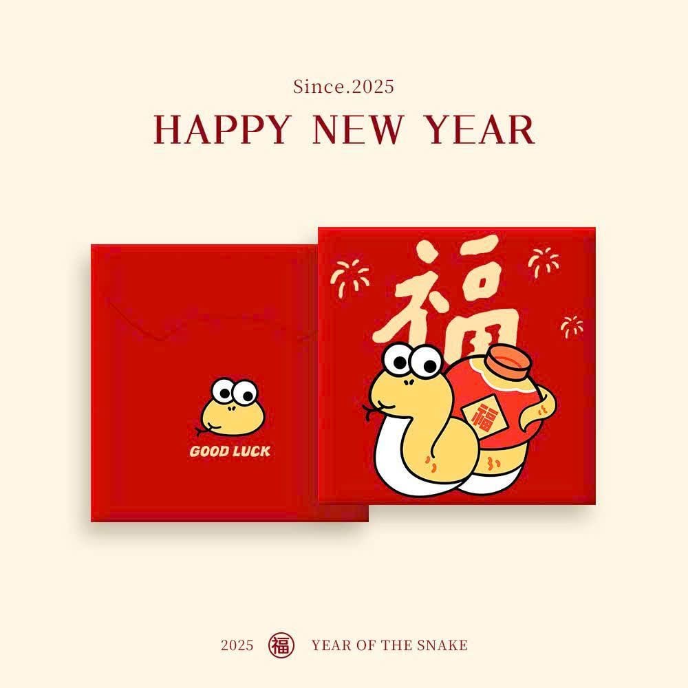  Bao Lì Xì Mừng Xuân 2025 